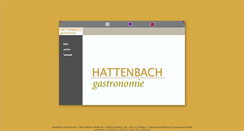 Desktop Screenshot of hattenbach-gastronomie.de