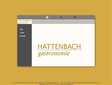 Tablet Screenshot of hattenbach-gastronomie.de